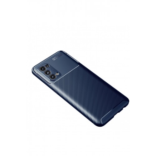 Newface Oppo Reno 5 Kılıf Focus Karbon Silikon - Lacivert Newface Oppo Reno 5 Kılıf Focus Karbon Silikon - Lacivert