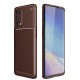 Newface Oppo Reno 5 Pro Kılıf Focus Karbon Silikon - Kahverengi Newface Oppo Reno 5 Pro Kılıf Focus Karbon Silikon - Kahverengi