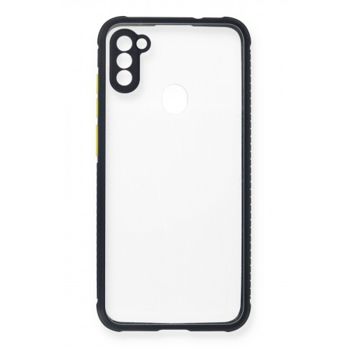 Newface Samsung Galaxy A11 Kılıf Miami Şeffaf Silikon - Lacivert Newface Samsung Galaxy A11 Kılıf Miami Şeffaf Silikon - Lacivert