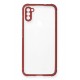 Newface Samsung Galaxy A11 Kılıf Miami Şeffaf Silikon - Fuşya Newface Samsung Galaxy A11 Kılıf Miami Şeffaf Silikon - Fuşya
