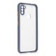 Newface Samsung Galaxy A11 Kılıf Miami Şeffaf Silikon - Gri Newface Samsung Galaxy A11 Kılıf Miami Şeffaf Silikon - Gri