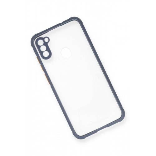 Newface Samsung Galaxy A11 Kılıf Miami Şeffaf Silikon - Gri Newface Samsung Galaxy A11 Kılıf Miami Şeffaf Silikon - Gri