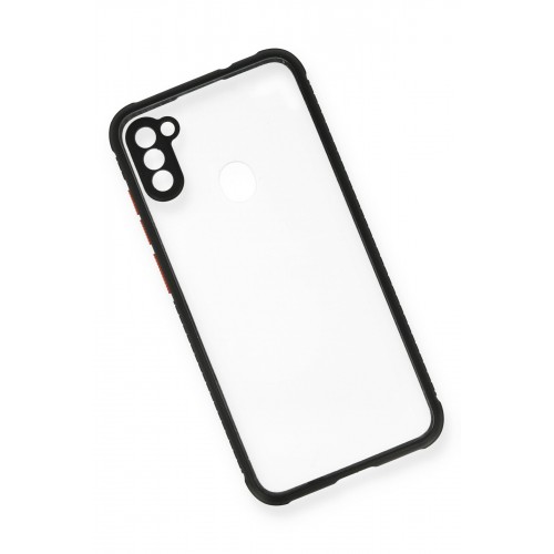 Newface Samsung Galaxy A11 Kılıf Miami Şeffaf Silikon - Siyah Newface Samsung Galaxy A11 Kılıf Miami Şeffaf Silikon - Siyah