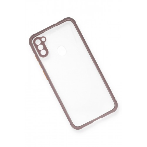 Newface Samsung Galaxy M11 Kılıf Miami Şeffaf Silikon - Açık Mor Newface Samsung Galaxy M11 Kılıf Miami Şeffaf Silikon - Açık Mor
