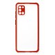 Newface Samsung Galaxy A31 Kılıf Miami Şeffaf Silikon - Kırmızı Newface Samsung Galaxy A31 Kılıf Miami Şeffaf Silikon - Kırmızı