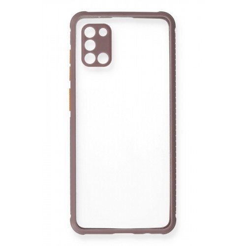 Newface Samsung Galaxy A31 Kılıf Miami Şeffaf Silikon - Açık Mor Newface Samsung Galaxy A31 Kılıf Miami Şeffaf Silikon - Açık Mor