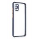 Newface Samsung Galaxy A31 Kılıf Miami Şeffaf Silikon  - Gri