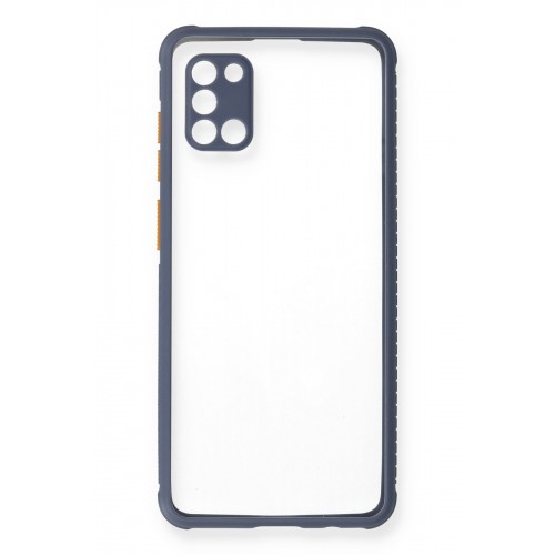 Newface Samsung Galaxy A31 Kılıf Miami Şeffaf Silikon - Gri Newface Samsung Galaxy A31 Kılıf Miami Şeffaf Silikon - Gri