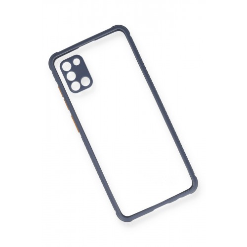 Newface Samsung Galaxy A31 Kılıf Miami Şeffaf Silikon - Gri Newface Samsung Galaxy A31 Kılıf Miami Şeffaf Silikon - Gri