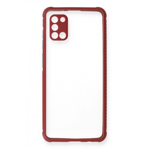 Newface Samsung Galaxy A31 Kılıf Miami Şeffaf Silikon - Fuşya Newface Samsung Galaxy A31 Kılıf Miami Şeffaf Silikon - Fuşya