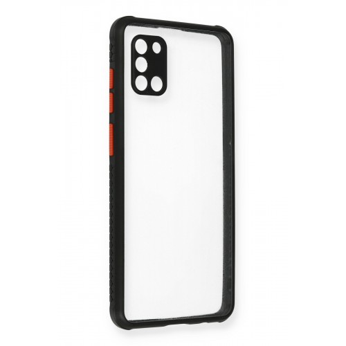 Newface Samsung Galaxy A31 Kılıf Miami Şeffaf Silikon - Siyah Newface Samsung Galaxy A31 Kılıf Miami Şeffaf Silikon - Siyah