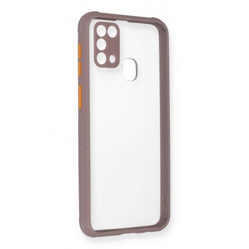 Newface Samsung Galaxy M31 Kılıf Miami Şeffaf Silikon - Açık Mor Newface Samsung Galaxy M31 Kılıf Miami Şeffaf Silikon - Açık Mor