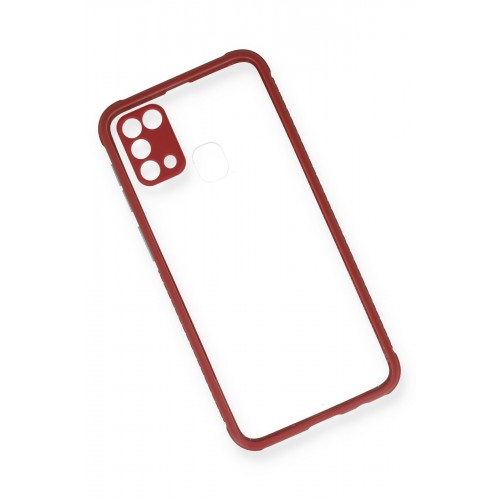 Newface Samsung Galaxy M31 Kılıf Miami Şeffaf Silikon - Fuşya Newface Samsung Galaxy M31 Kılıf Miami Şeffaf Silikon - Fuşya