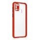 Newface Samsung Galaxy M31 Kılıf Miami Şeffaf Silikon - Kırmızı Newface Samsung Galaxy M31 Kılıf Miami Şeffaf Silikon - Kırmızı