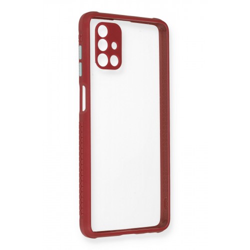 Newface Samsung Galaxy M51 Kılıf Miami Şeffaf Silikon - Fuşya Newface Samsung Galaxy M51 Kılıf Miami Şeffaf Silikon - Fuşya