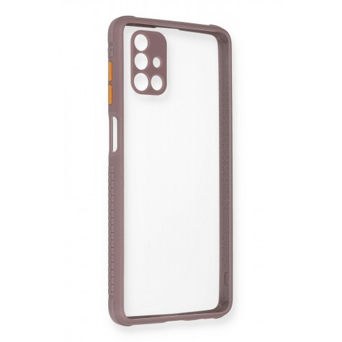 Newface Samsung Galaxy M51 Kılıf Miami Şeffaf Silikon - Açık Mor Newface Samsung Galaxy M51 Kılıf Miami Şeffaf Silikon - Açık Mor