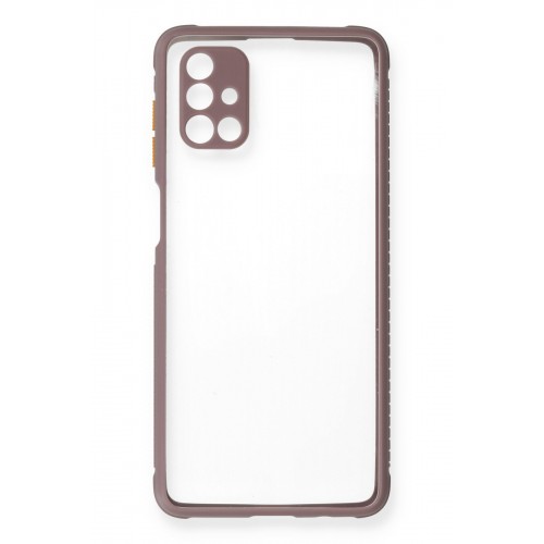 Newface Samsung Galaxy M51 Kılıf Miami Şeffaf Silikon - Açık Mor Newface Samsung Galaxy M51 Kılıf Miami Şeffaf Silikon - Açık Mor