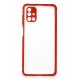 Newface Samsung Galaxy M51 Kılıf Miami Şeffaf Silikon - Kırmızı Newface Samsung Galaxy M51 Kılıf Miami Şeffaf Silikon - Kırmızı