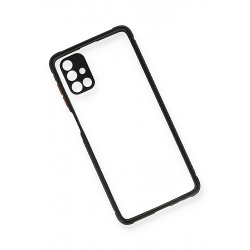 Newface Samsung Galaxy M51 Kılıf Miami Şeffaf Silikon - Siyah Newface Samsung Galaxy M51 Kılıf Miami Şeffaf Silikon - Siyah