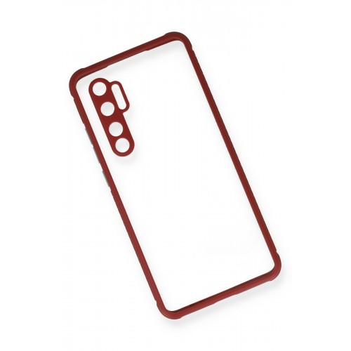 Newface Xiaomi Mi Note 10 Lite Kılıf Miami Şeffaf Silikon - Fuşya Newface Xiaomi Mi Note 10 Lite Kılıf Miami Şeffaf Silikon - Fuşya