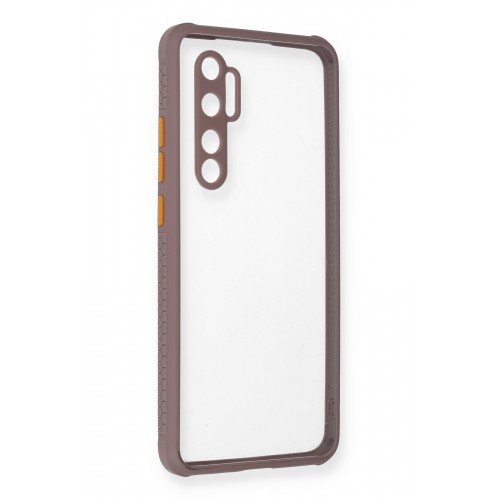 Newface Xiaomi Mi Note 10 Lite Kılıf Miami Şeffaf Silikon - Açık Mor Newface Xiaomi Mi Note 10 Lite Kılıf Miami Şeffaf Silikon - Açık Mor
