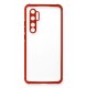 Newface Xiaomi Mi Note 10 Lite Kılıf Miami Şeffaf Silikon - Kırmızı Newface Xiaomi Mi Note 10 Lite Kılıf Miami Şeffaf Silikon - Kırmızı