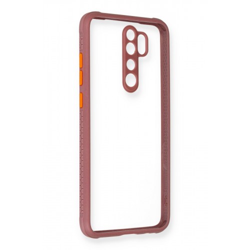 Newface Xiaomi Redmi Note 8 Pro Kılıf Miami Şeffaf Silikon  - Açık Mor