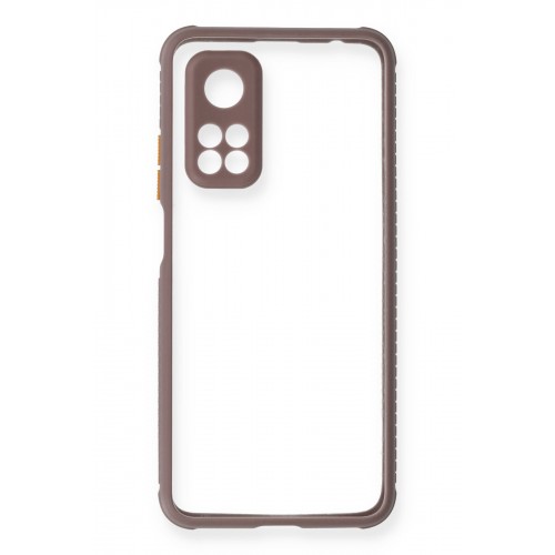 Newface Xiaomi Mi 10T Kılıf Miami Şeffaf Silikon - Açık Mor Newface Xiaomi Mi 10T Kılıf Miami Şeffaf Silikon - Açık Mor