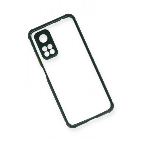 Newface Xiaomi Mi 10T Pro Kılıf Miami Şeffaf Silikon - Koyu Yeşil Newface Xiaomi Mi 10T Pro Kılıf Miami Şeffaf Silikon - Koyu Yeşil