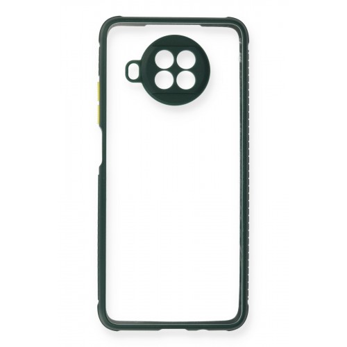Newface Xiaomi Mi 10T Lite Kılıf Miami Şeffaf Silikon - Koyu Yeşil Newface Xiaomi Mi 10T Lite Kılıf Miami Şeffaf Silikon - Koyu Yeşil