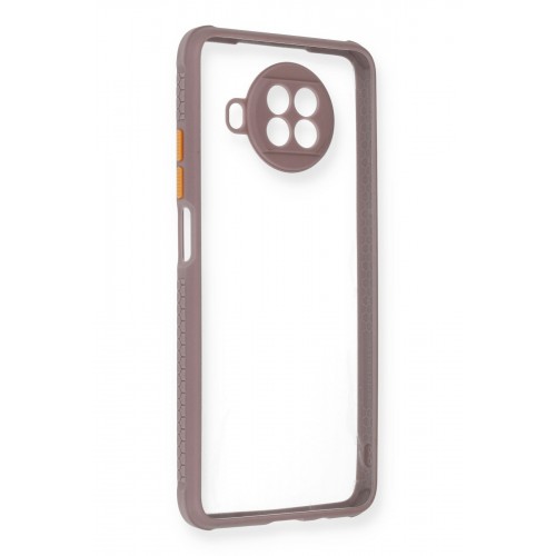 Newface Xiaomi Mi 10T Lite Kılıf Miami Şeffaf Silikon - Açık Mor Newface Xiaomi Mi 10T Lite Kılıf Miami Şeffaf Silikon - Açık Mor