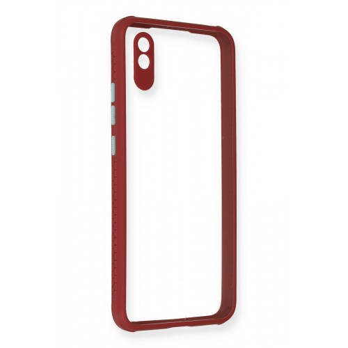 Newface Xiaomi Redmi 9A Kılıf Miami Şeffaf Silikon - Fuşya Newface Xiaomi Redmi 9A Kılıf Miami Şeffaf Silikon - Fuşya