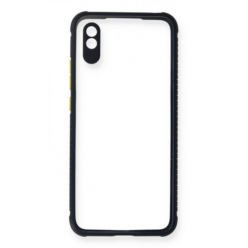 Newface Xiaomi Redmi 9A Kılıf Miami Şeffaf Silikon - Lacivert Newface Xiaomi Redmi 9A Kılıf Miami Şeffaf Silikon - Lacivert