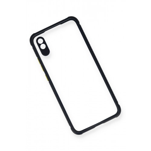 Newface Xiaomi Redmi 9A Kılıf Miami Şeffaf Silikon - Lacivert Newface Xiaomi Redmi 9A Kılıf Miami Şeffaf Silikon - Lacivert