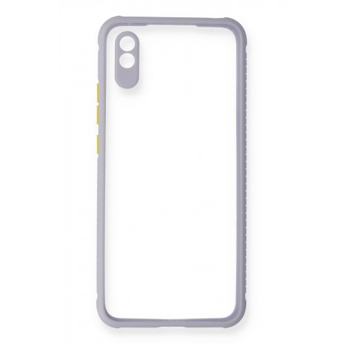 Newface Xiaomi Redmi 9A Kılıf Miami Şeffaf Silikon - Lila Newface Xiaomi Redmi 9A Kılıf Miami Şeffaf Silikon - Lila