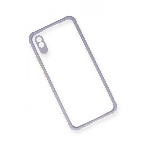 Newface Xiaomi Redmi 9A Kılıf Miami Şeffaf Silikon - Lila Newface Xiaomi Redmi 9A Kılıf Miami Şeffaf Silikon - Lila