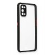 Newface Realme 7 Pro Kılıf Miami Şeffaf Silikon  - Siyah
