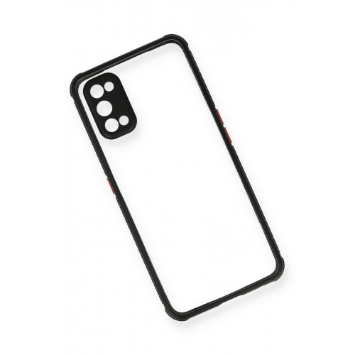 Newface Realme 7 Pro Kılıf Miami Şeffaf Silikon - Siyah Newface Realme 7 Pro Kılıf Miami Şeffaf Silikon - Siyah