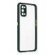 Newface Realme 7 Pro Kılıf Miami Şeffaf Silikon  - Koyu Yeşil