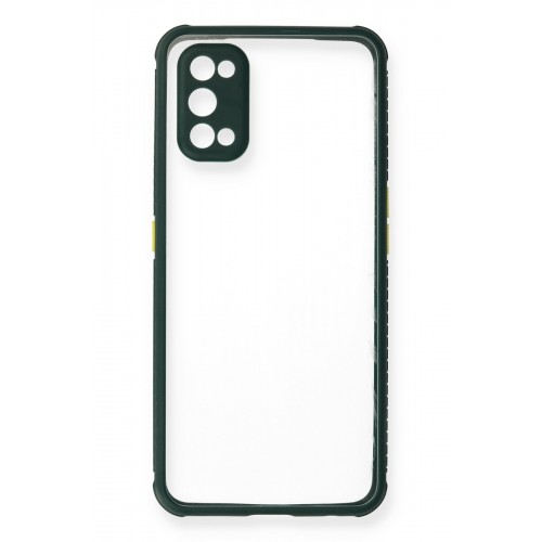 Newface Realme 7 Pro Kılıf Miami Şeffaf Silikon - Koyu Yeşil Newface Realme 7 Pro Kılıf Miami Şeffaf Silikon - Koyu Yeşil