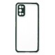 Newface Realme 7 Pro Kılıf Miami Şeffaf Silikon  - Koyu Yeşil