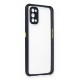 Newface Realme 7 Pro Kılıf Miami Şeffaf Silikon - Lacivert Newface Realme 7 Pro Kılıf Miami Şeffaf Silikon - Lacivert