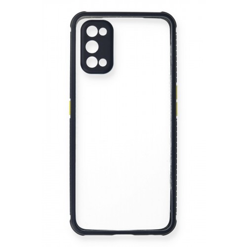 Newface Realme 7 Pro Kılıf Miami Şeffaf Silikon - Lacivert Newface Realme 7 Pro Kılıf Miami Şeffaf Silikon - Lacivert
