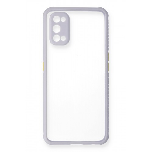 Newface Realme 7 Pro Kılıf Miami Şeffaf Silikon - Lila Newface Realme 7 Pro Kılıf Miami Şeffaf Silikon - Lila