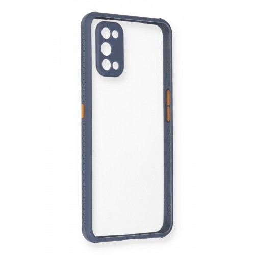 Newface Realme 7 Pro Kılıf Miami Şeffaf Silikon  - Gri