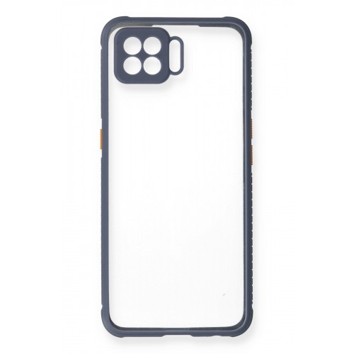 Newface Oppo A73 Kılıf Miami Şeffaf Silikon - Gri Newface Oppo A73 Kılıf Miami Şeffaf Silikon - Gri