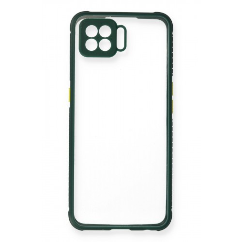 Newface Oppo A73 Kılıf Miami Şeffaf Silikon - Koyu Yeşil Newface Oppo A73 Kılıf Miami Şeffaf Silikon - Koyu Yeşil