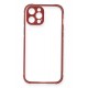 Newface iPhone 12 Pro Max Kılıf Miami Şeffaf Silikon  - Fuşya