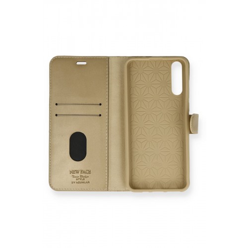 Newface Huawei P Smart S Kılıf Trend S Plus Kapaklı Kılıf - Gold Newface Huawei P Smart S Kılıf Trend S Plus Kapaklı Kılıf - Gold