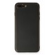 Newface iPhone 7 Plus Kılıf Coco Deri Silikon Kapak - Siyah
